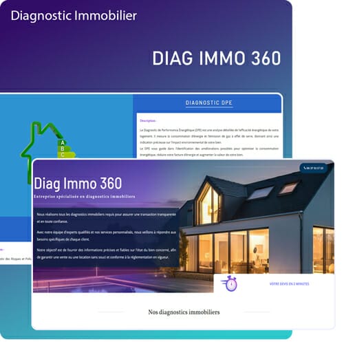 Création de site immobilier